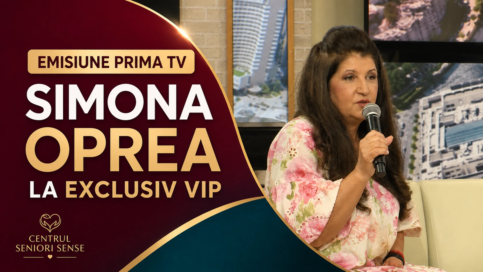 Simona Oprea on Exclusiv VIP, Prima TV