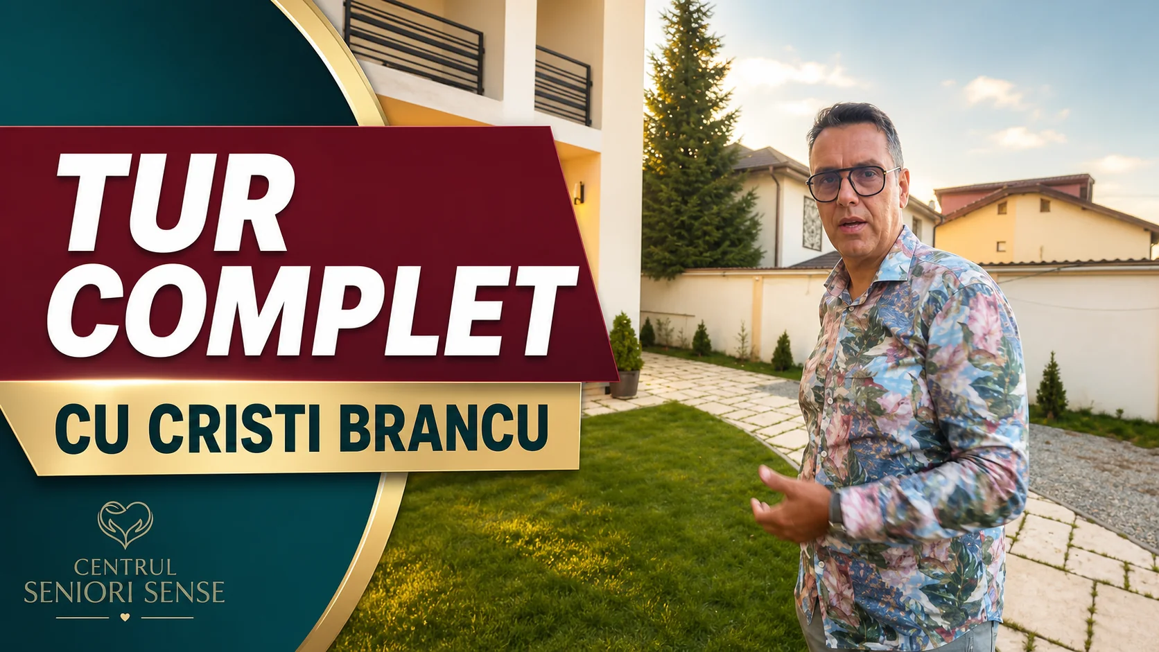 Cristi Brancu prezintă turul complet al Centrului Seniori Sense